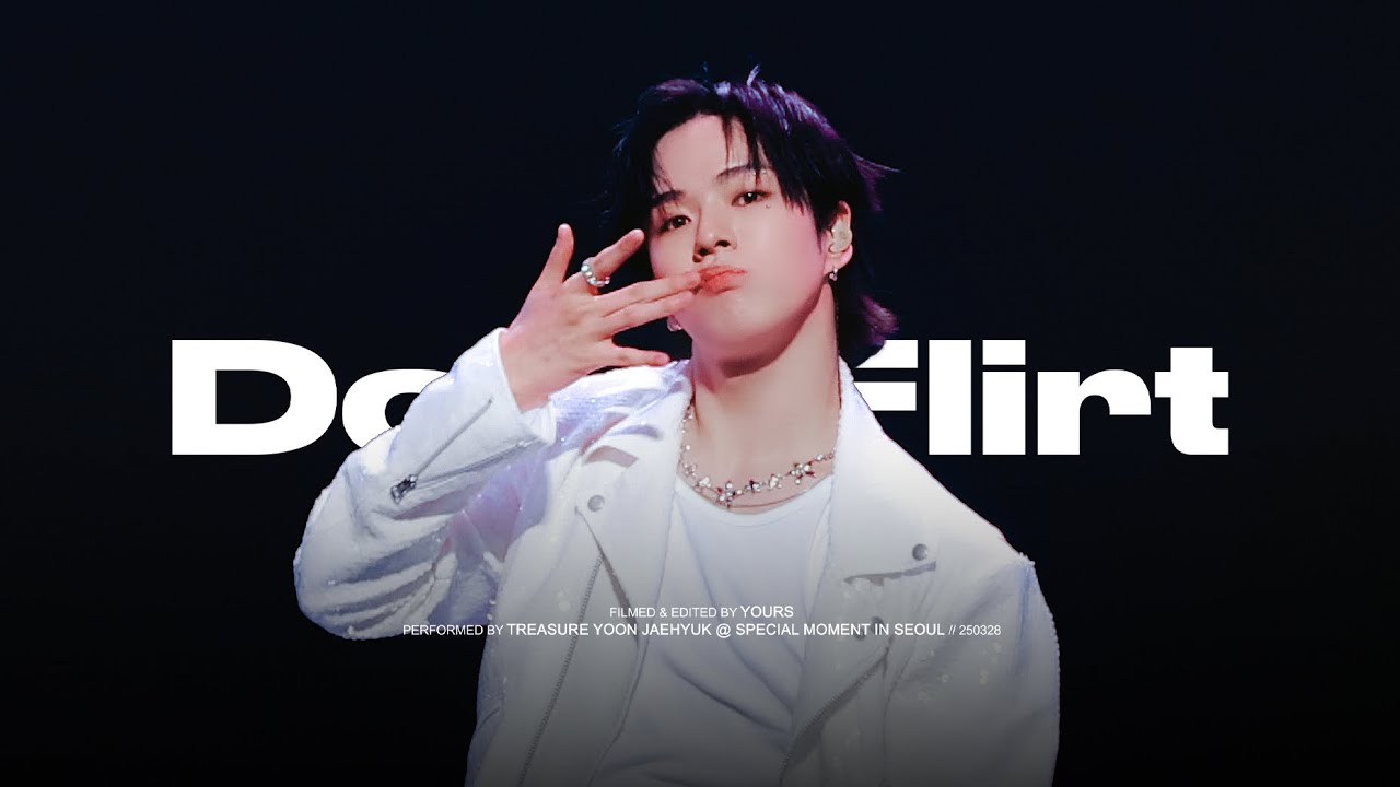 [4K] 250328 SPECIAL MOMENT IN SEOUL 'DON'T FLIRT' (COVER SONG) YOON JAEHYUK FANCAM