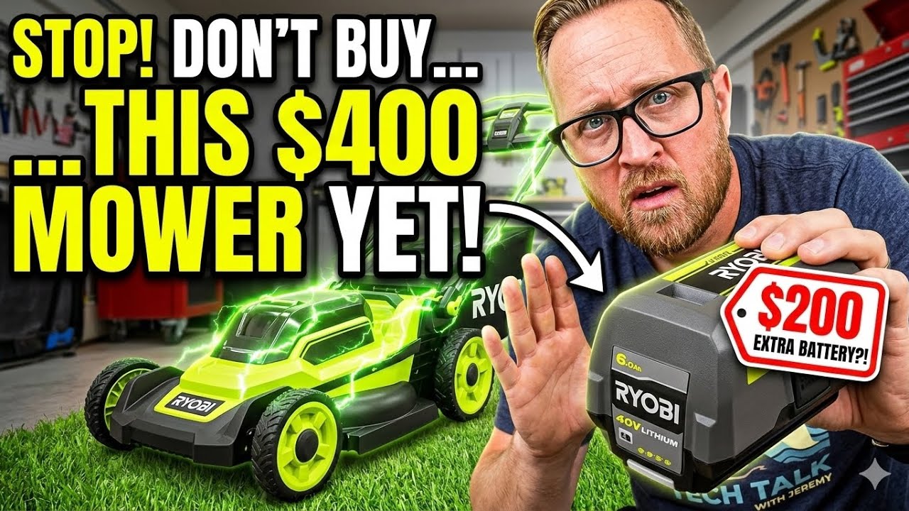 RYOBI 40V Self Propelled Lawn Mower - Is it Worth it?