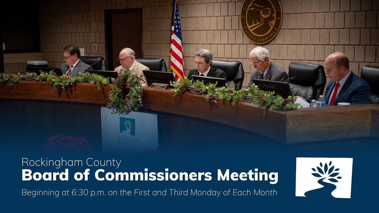Rockingham County Board of Commissioners Meeting | January 20, 2026