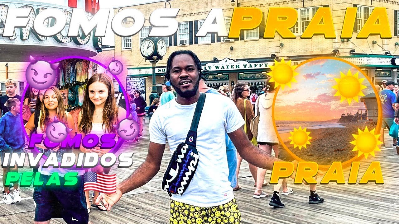 FOMOS INVADIDOS PELAS AMERICANAS NA PRAIA !