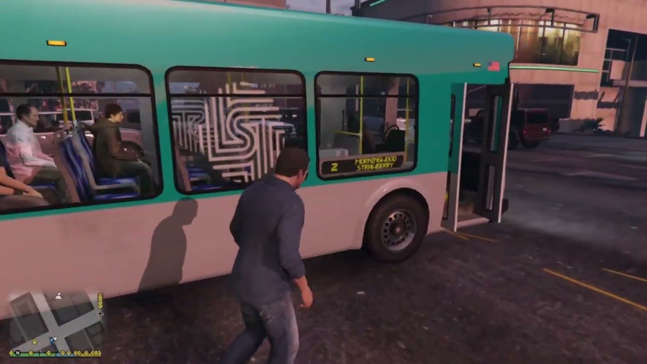 Michael Becomes a Bus Driver in GTA 5 😳 | New Life