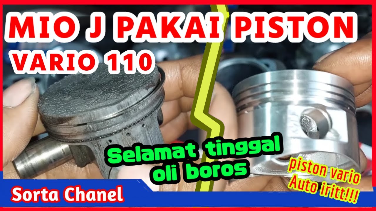 Mio J Pakai Piston Vario 110@Sorta channel