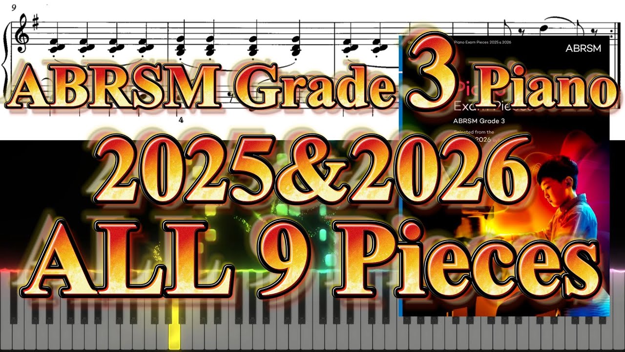 ABRSM Piano Grade 3 2025-2026 (Complete)