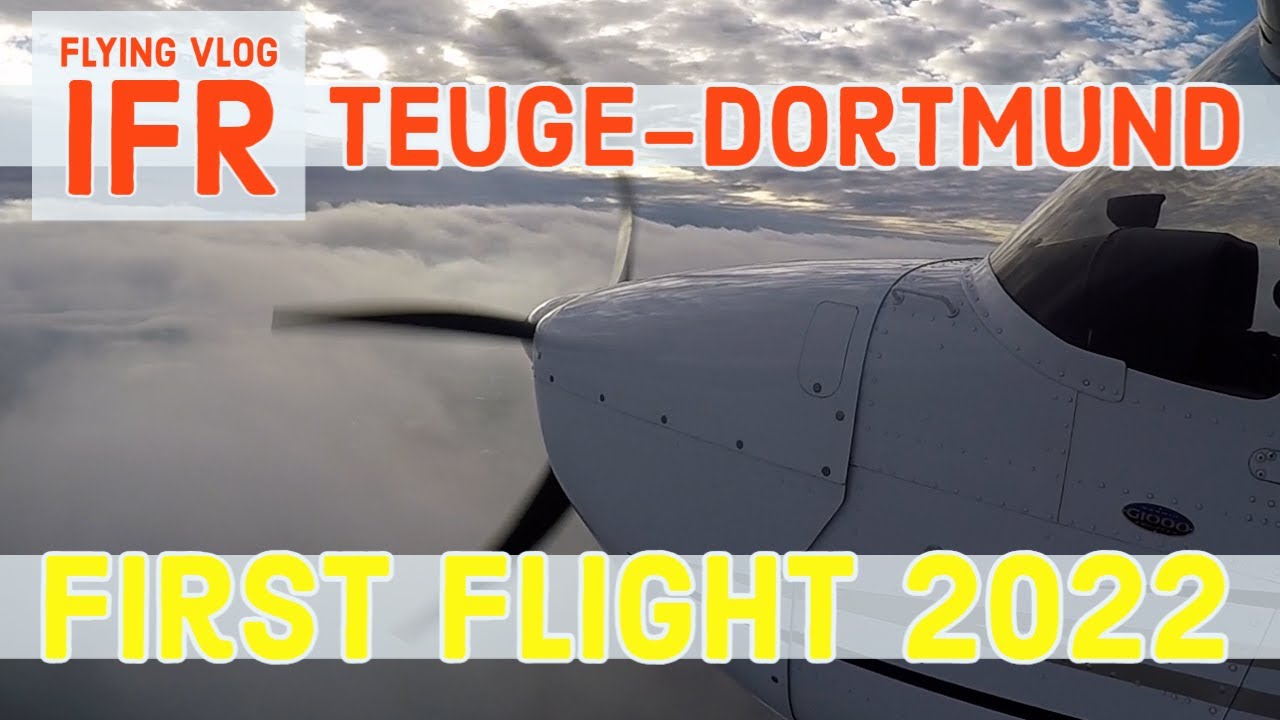Teuge (EHTE) to Dortmund (EDLW) #IFR #C172  #Garmin #G1000 #Avgeek
