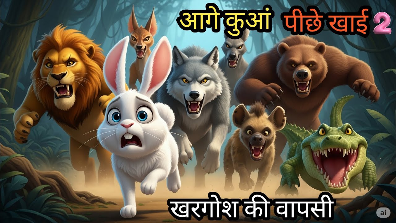 आगे कुआं पीछे खाई,part 2 । हिंदी कहानी।tbr toonz।#animationstory #bedtimestories #moralstories