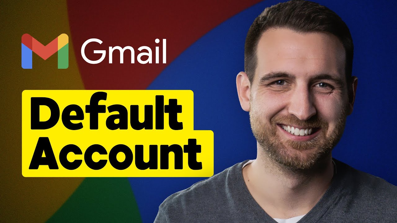 Как изменить учетную запись Gmail по умолчанию