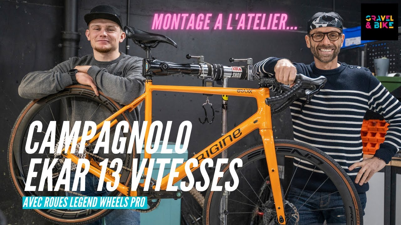 Montage CAMPAGNOLO EKAR 13 vitesses sur ORIGINE GRAXX 2 et Roues LEGEND WHEELS PRO 🔥🔥🔥