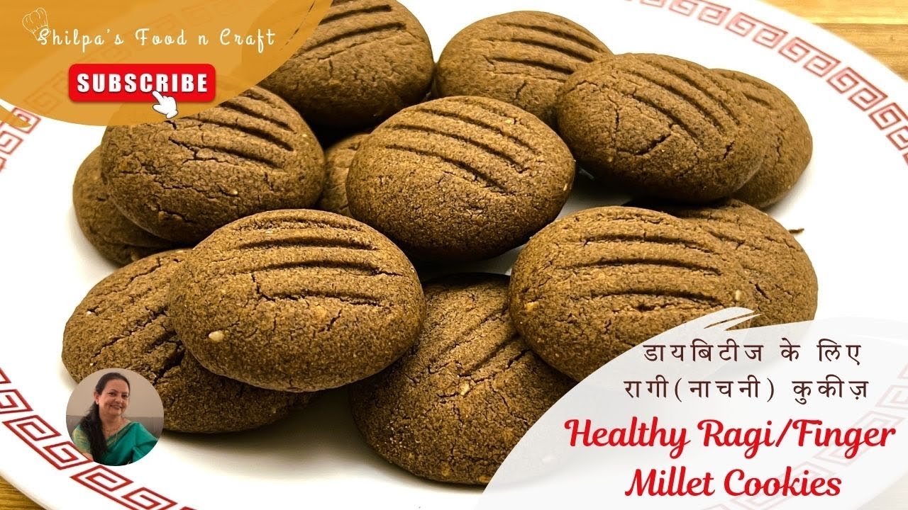 Healthy Ragi Cookies Recipe | No Maida, No Sugar| High-Fiber Ragi Cookies for Diabetics |