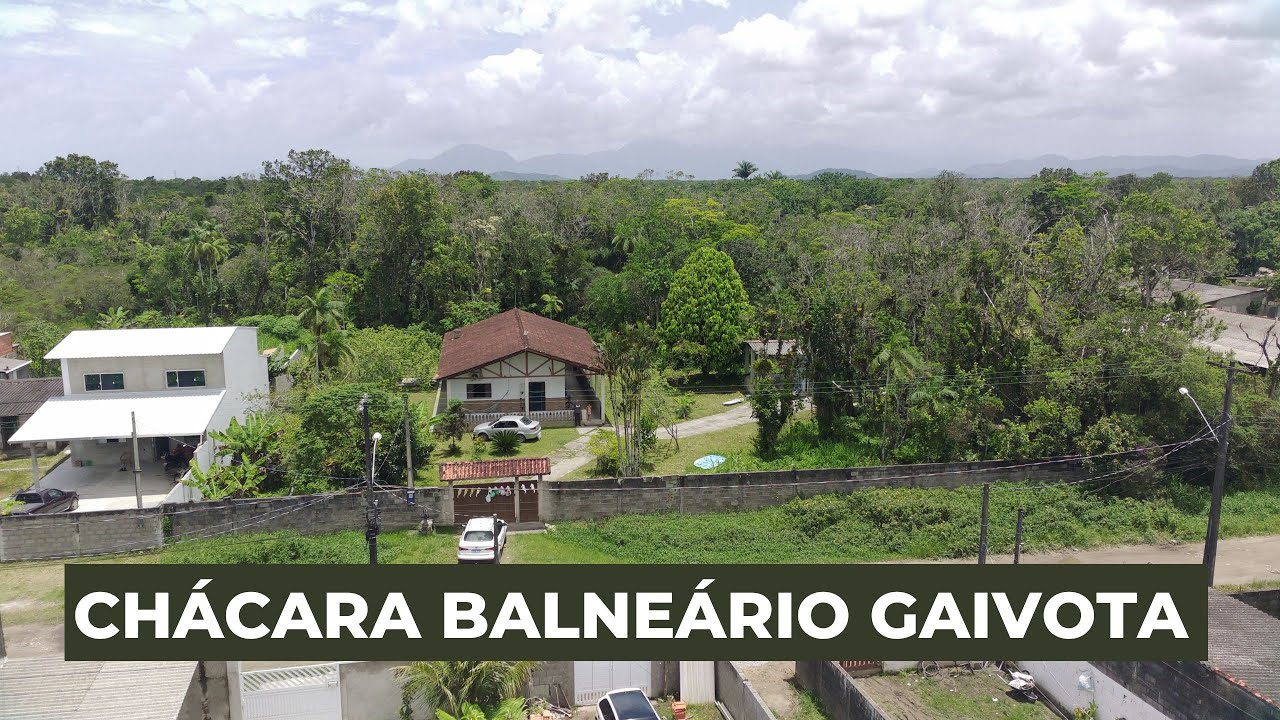 Ref.: 21 Chácara Balneário Gaivota 5 Mil Metros Ótima Localização Itanhaém Litoral Sul R$ 490 MIL