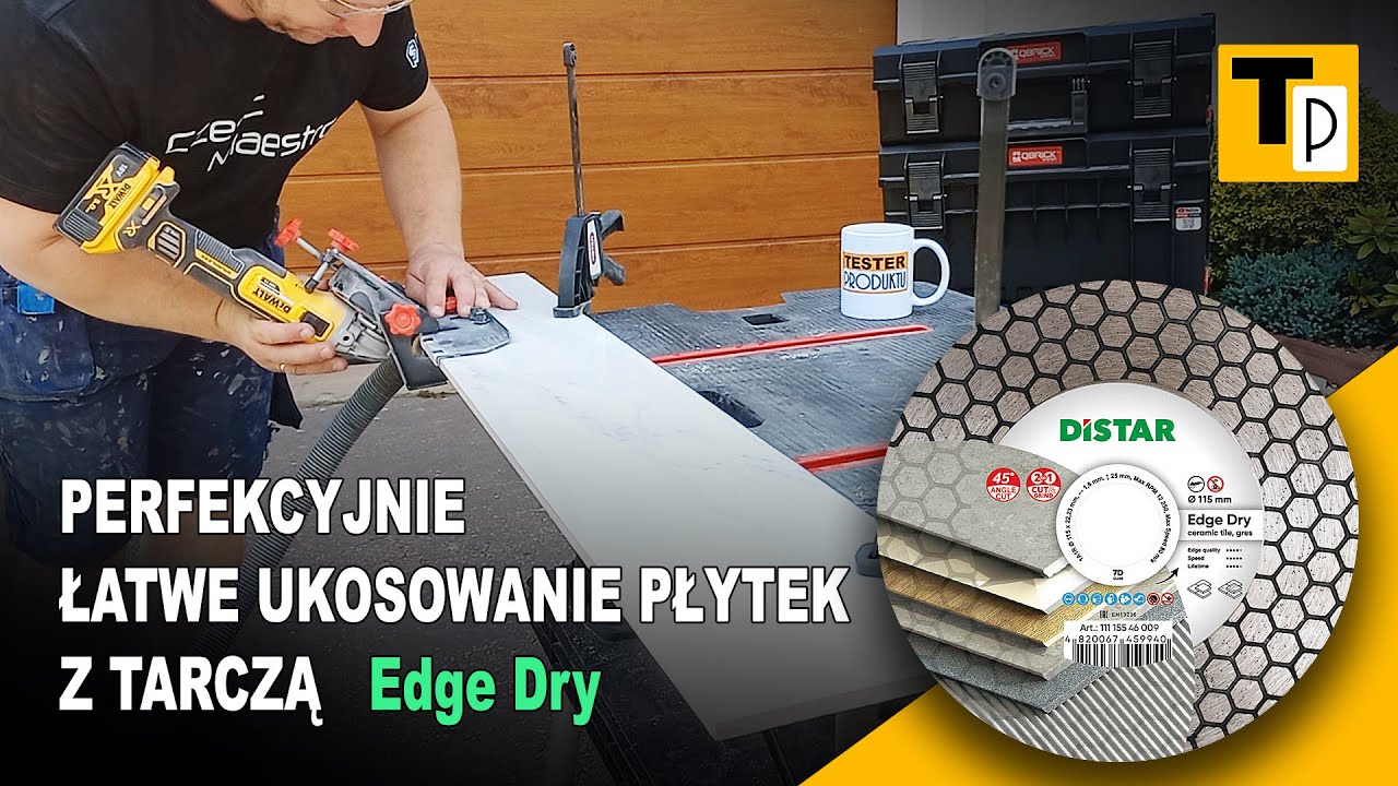 TEST Tarcza Diamentowa do UKOSOWANIA  Edge Dry z firmy Distar