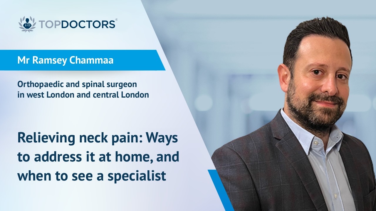 Relieving neck pain: Ways to address it at home, and when to see a specialist - Online interview