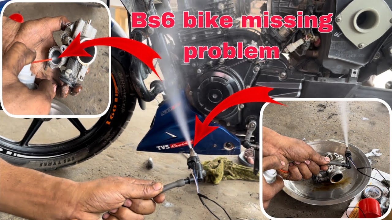 Tvs Apache Bs6 bike throttle body injector oxygen sensor was kase kare Dekhiy