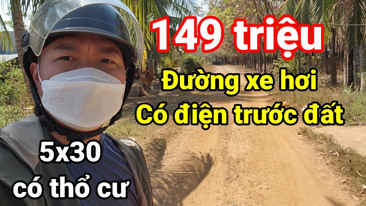 Đất rẻ Tây Ninh chỉ 149 triệu sổ hồng riêng đường xe hơi có điện | Hoàng Minh BĐS