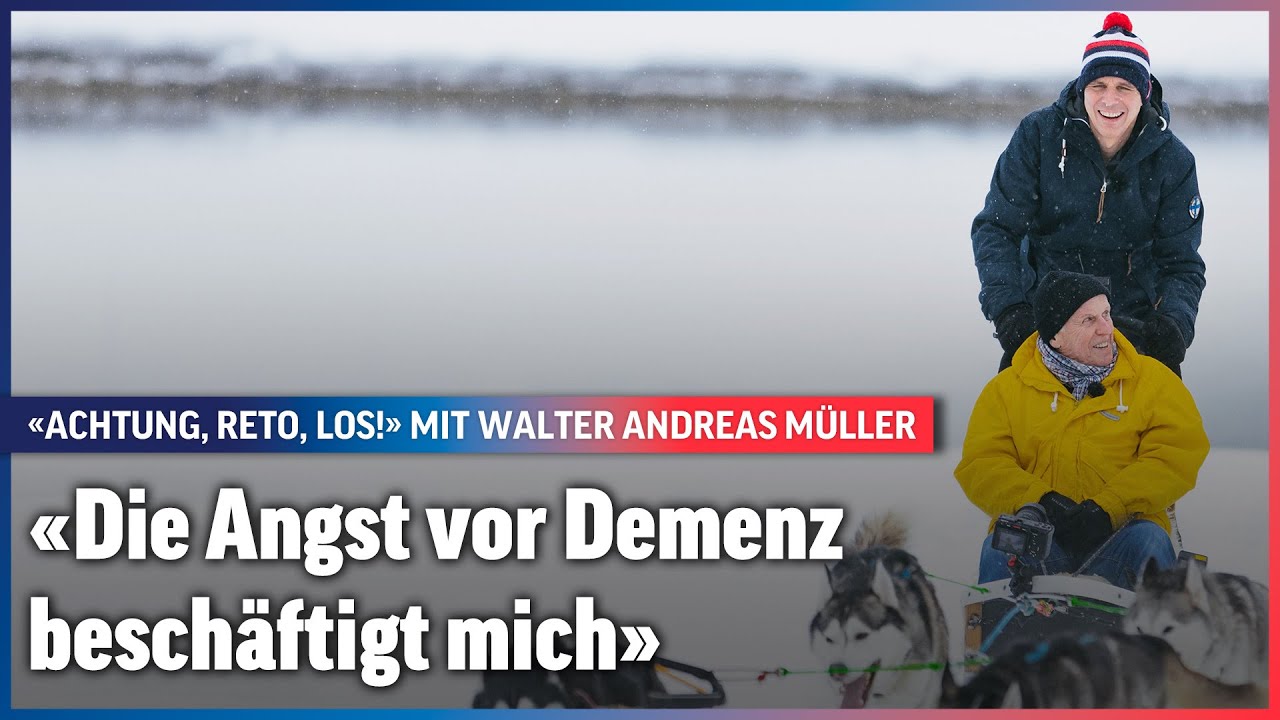 Walter Andreas Müller auf dem Hundeschlitten | Achtung, Reto, los! | Folge 46