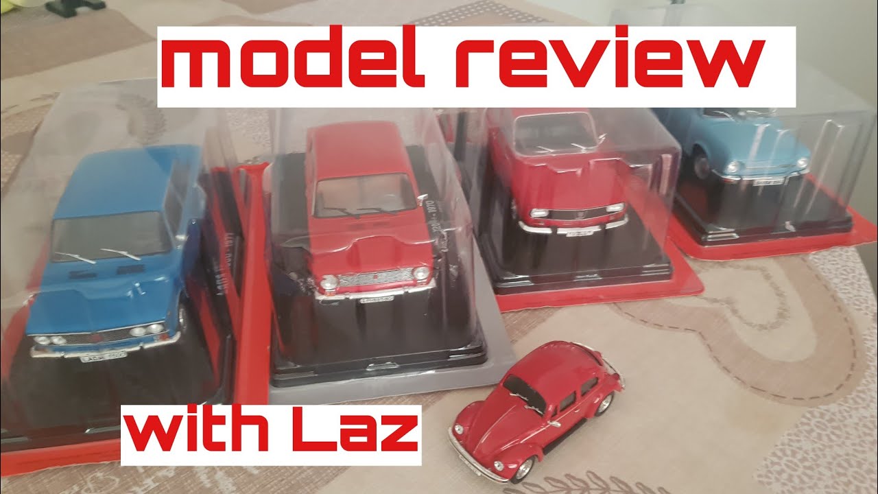 Unboxing diecast 1:24 scale Eastern European model cars