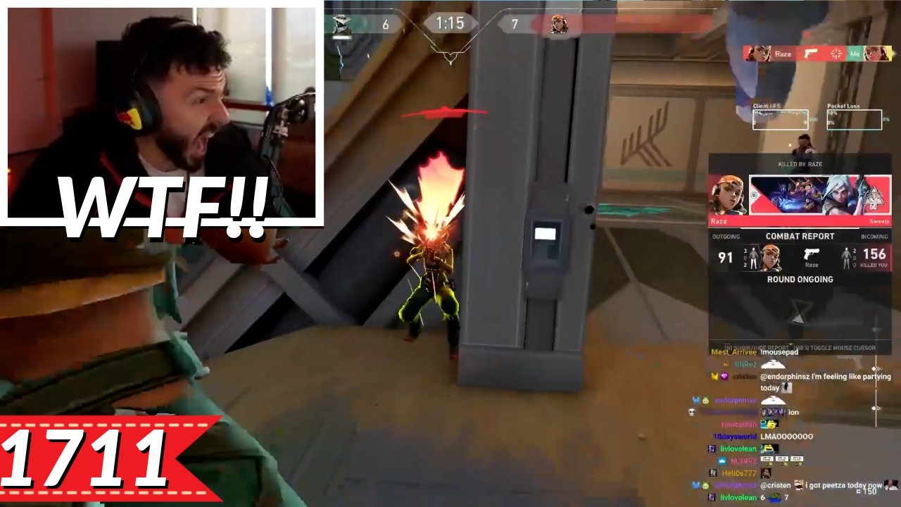 Tarik Shocked by oxy&rsquo;s Insane ACE!! | Most Watched VALORANT Clips Today V1711