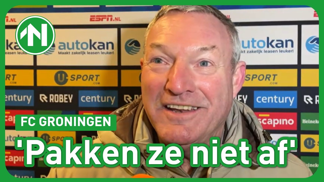 Laatste keer Ron Jans in de Euroborg