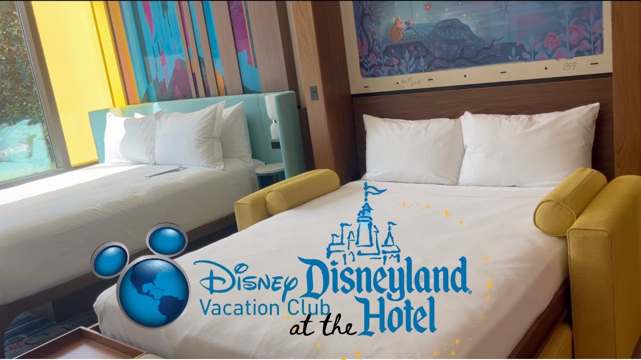 DISNEYLAND HOTEL DISCOVERY TOWER & ROOM TOUR | Inside the DVC Villas at Disneyland Hotel
