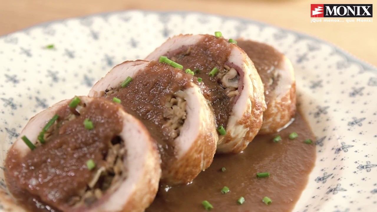 SOLOMILLO DE PAVO RELLENO EN SALSA