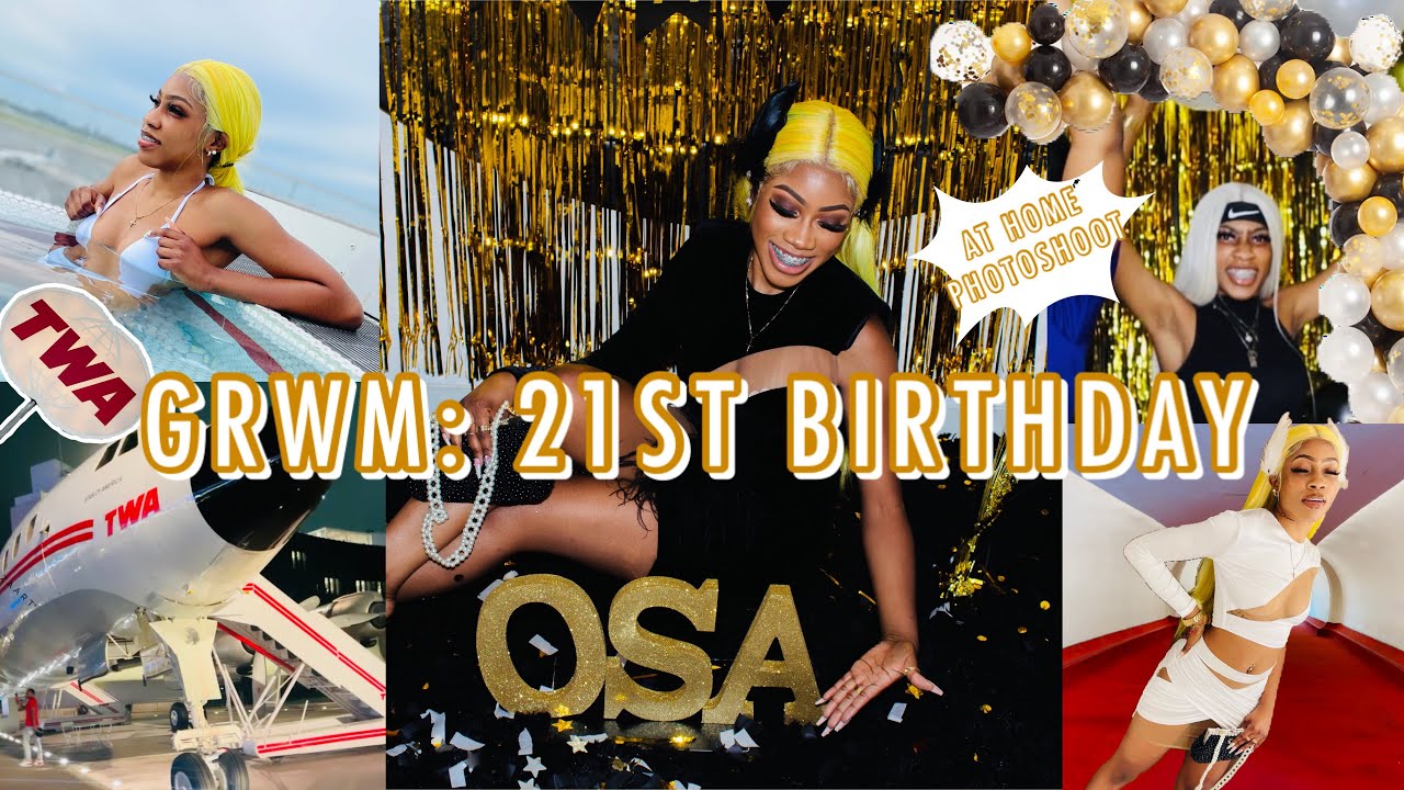 21ST BIRTHDAY VLOG & PREPARATION ft. TWA HOTEL | DIY HOME PHOTOSHOOT