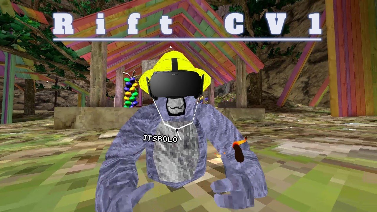Gorilla Tag on The Rift CV1!