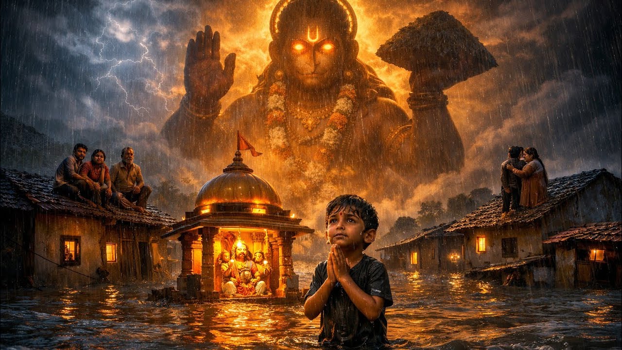 जब सब डूब रहा था… तब प्रकट हुए हनुमान जी | एक बच्चे की आस्था ने चमत्कार कर दिया