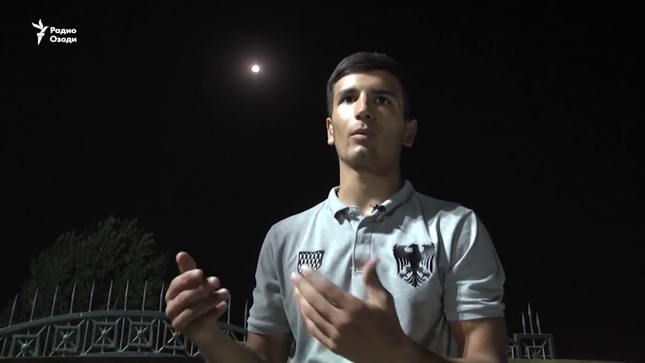 Гирифтани Моҳ дар як шаби софи Душанбе