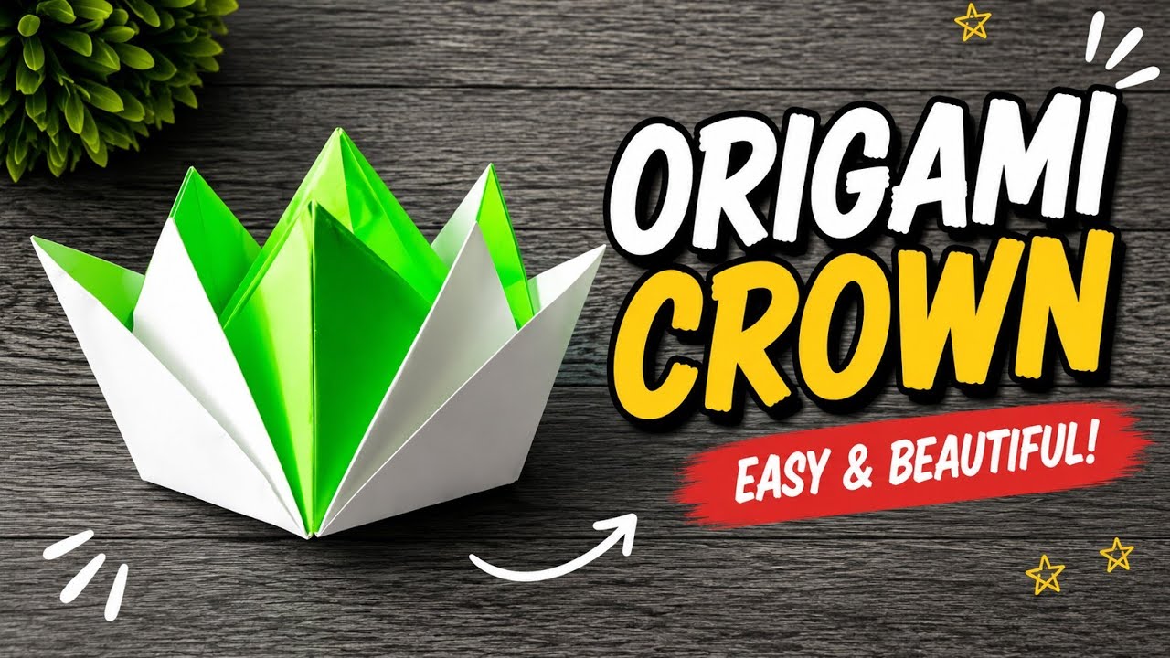 Origami Crown or lotus flower? Maybe both 😉