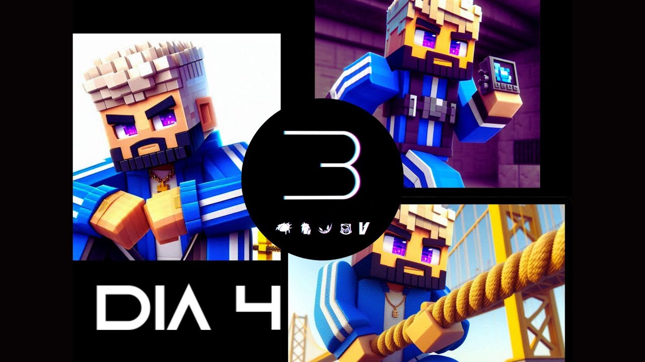 🔥 Día 4 de los Squid Craft Games: ¡Desactivamos una bomba y ganamos en el juego de la cuerda! 🦑