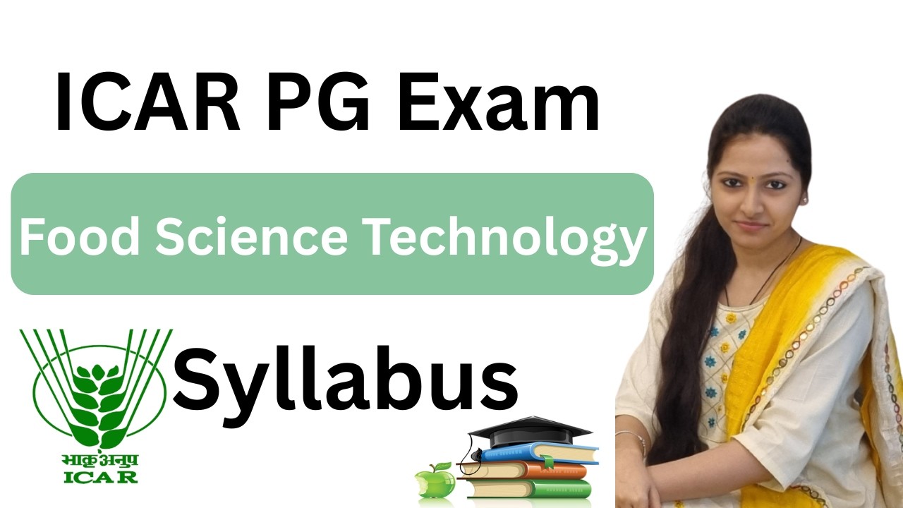 ICAR AIEEA PG Food Science Technology Syllabus | ICAR AIEEA PG Exam Pattern and Syllabus