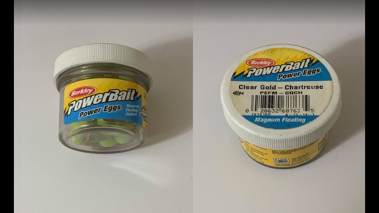 Berkley PowerBait Trout Bait Power Eggs (Chartreuse) Clear-Gold Formula Review Does It Work!!!