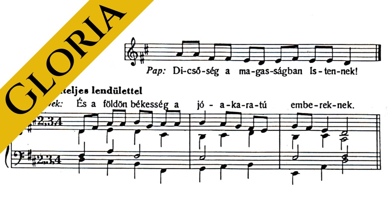 Dicsőség a magasságban Istennek (Missa Hungarica - Szigeti Kilián)