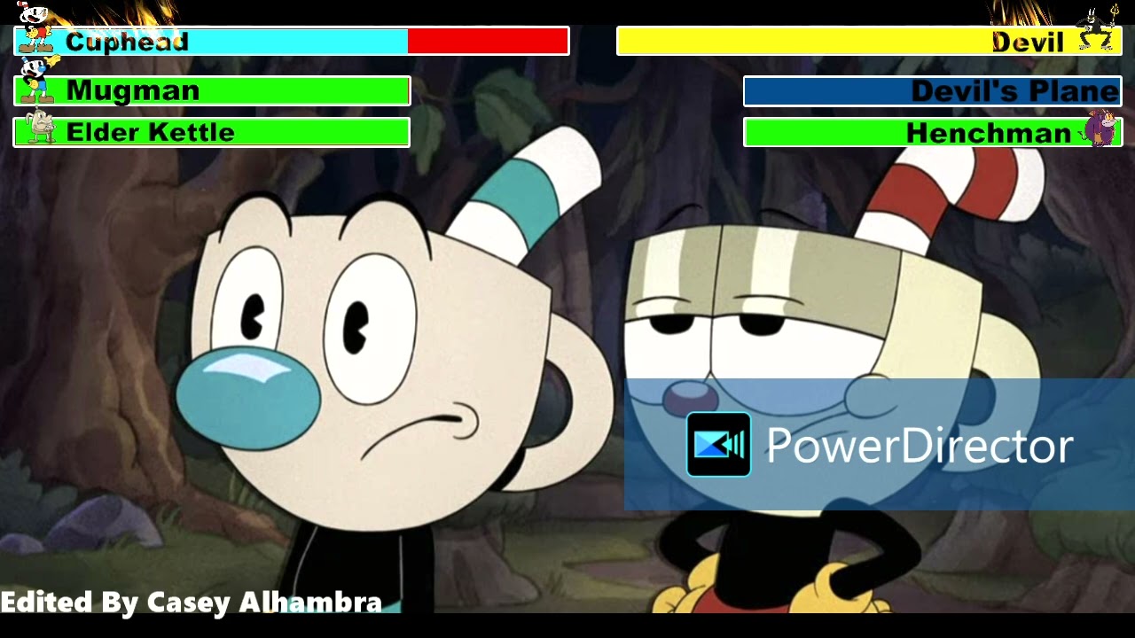 The Cuphead Show! Final Battle with healthbars