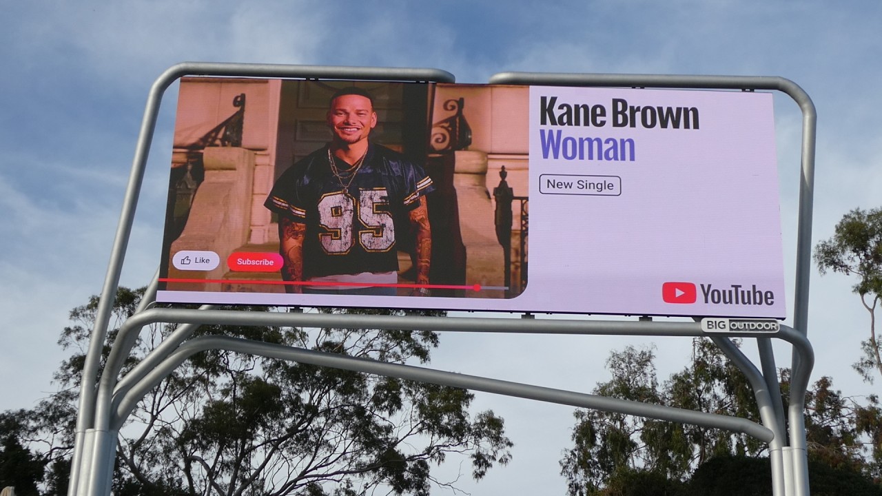 Kane Brown Woman New Single You Tube Billboard Sunset Blvd Los Angeles California USA March 13, 2026