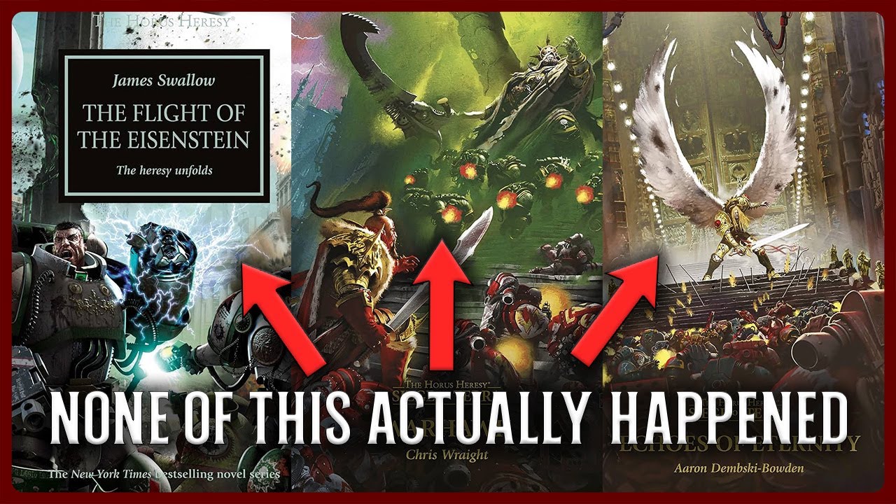 Which Warhammer 40k Book Covers Never Actually Happened In The Lore?
