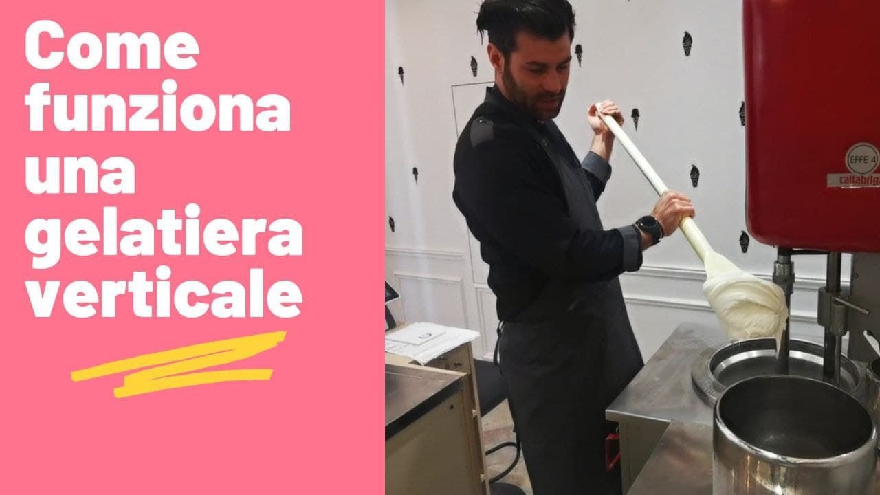Tutorial mantecatore verticale per gelato - con produzione gelato alla Panna