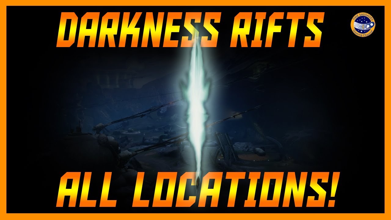 Destiny 2  - Darkness Rifts Throne World - All Locations!