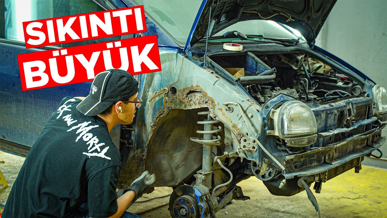 ARABA İÇERİDEN ÇÜRÜMEYE BAŞLAMIŞ Twingo 2.Bölüm