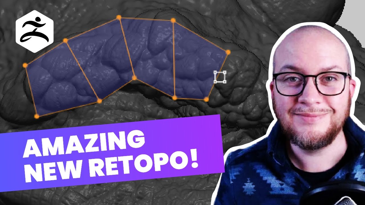 ZBrush 2026.1: New Retopo brush - Improve your retopology now!