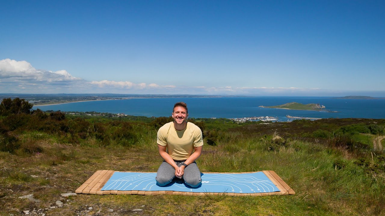 Five-Minute Yoga for Sleep Workout With Hydrow Athlete Owen Henn