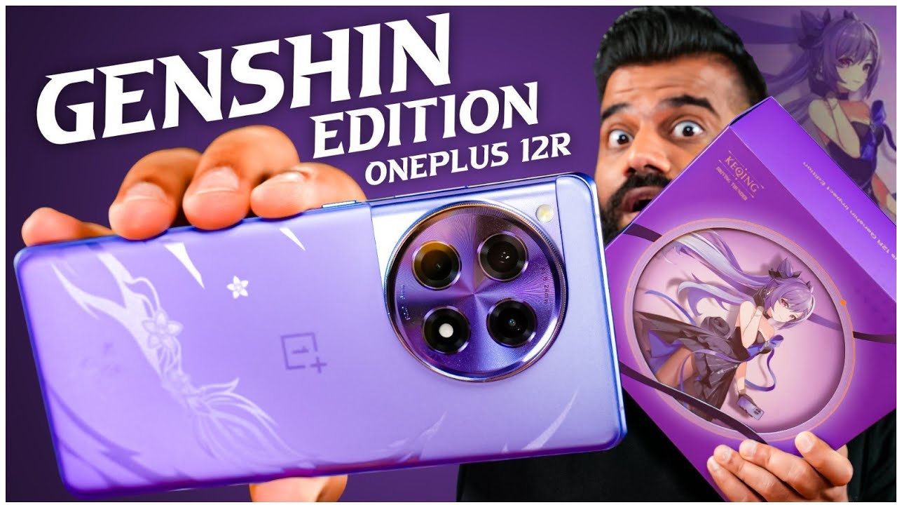 OnePlus 12R Genshin Impact Edition Unboxing & First Look - Crazy Gaming Smartphone🔥🔥🔥
