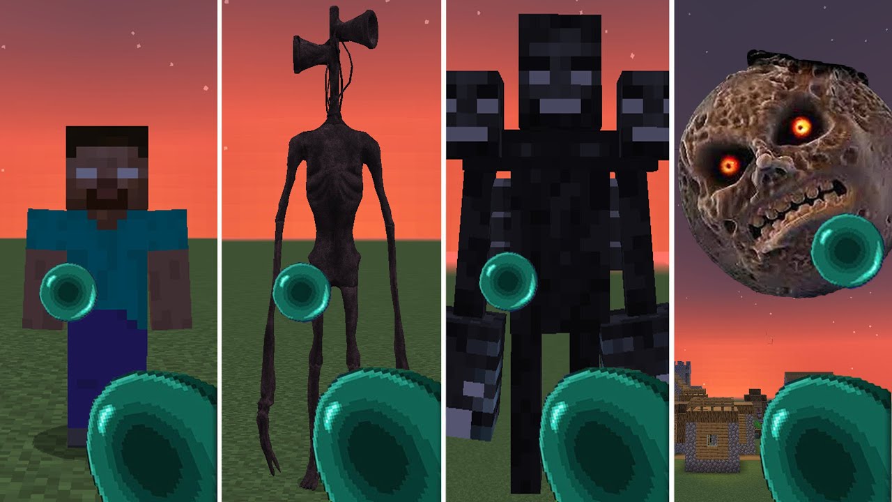 What's Hidden Inside Creepypasta Mobs and Bosses in Minecraft?