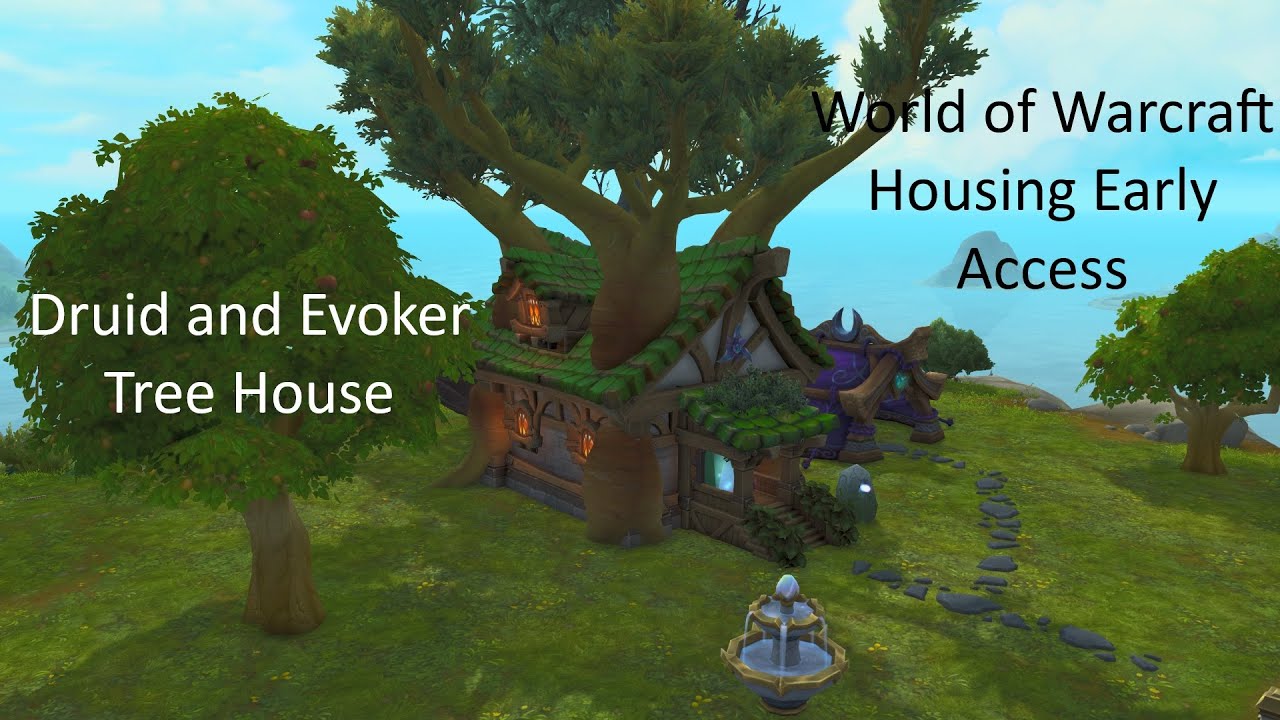 Druid & Evoker Tree House | WoW Housing Early Access