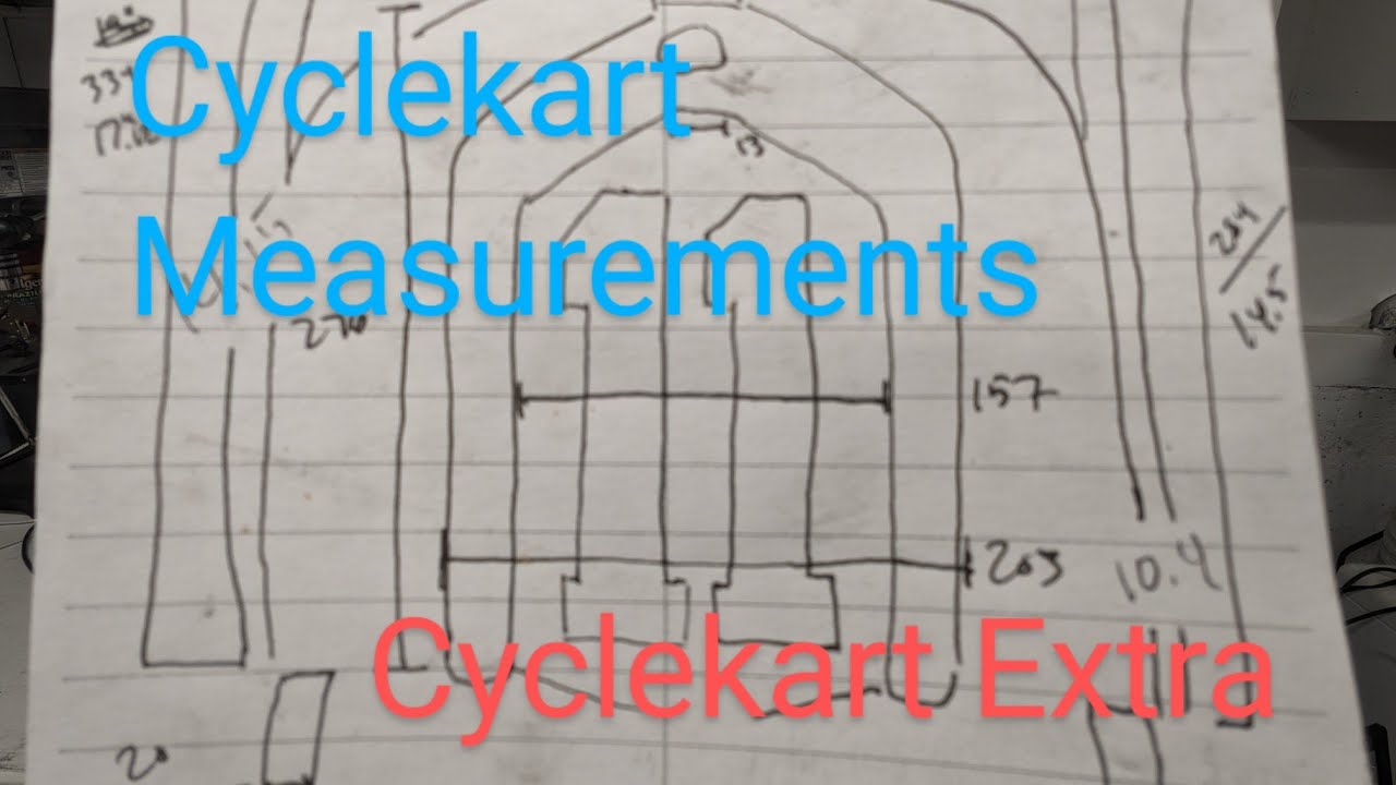 Cyclekart Extra - Dimensioning, designing and measuring the chassis
