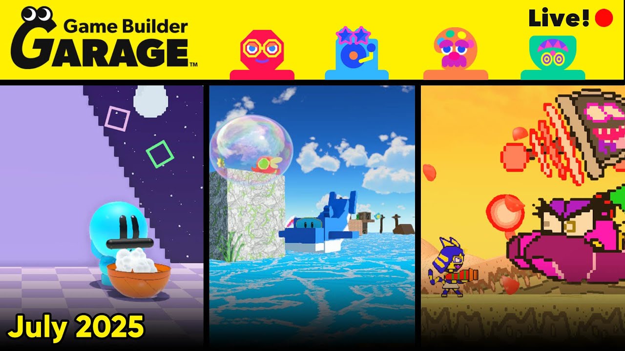 Game Builder Garage - Community Showcase Stream! - July 2025 | Live!