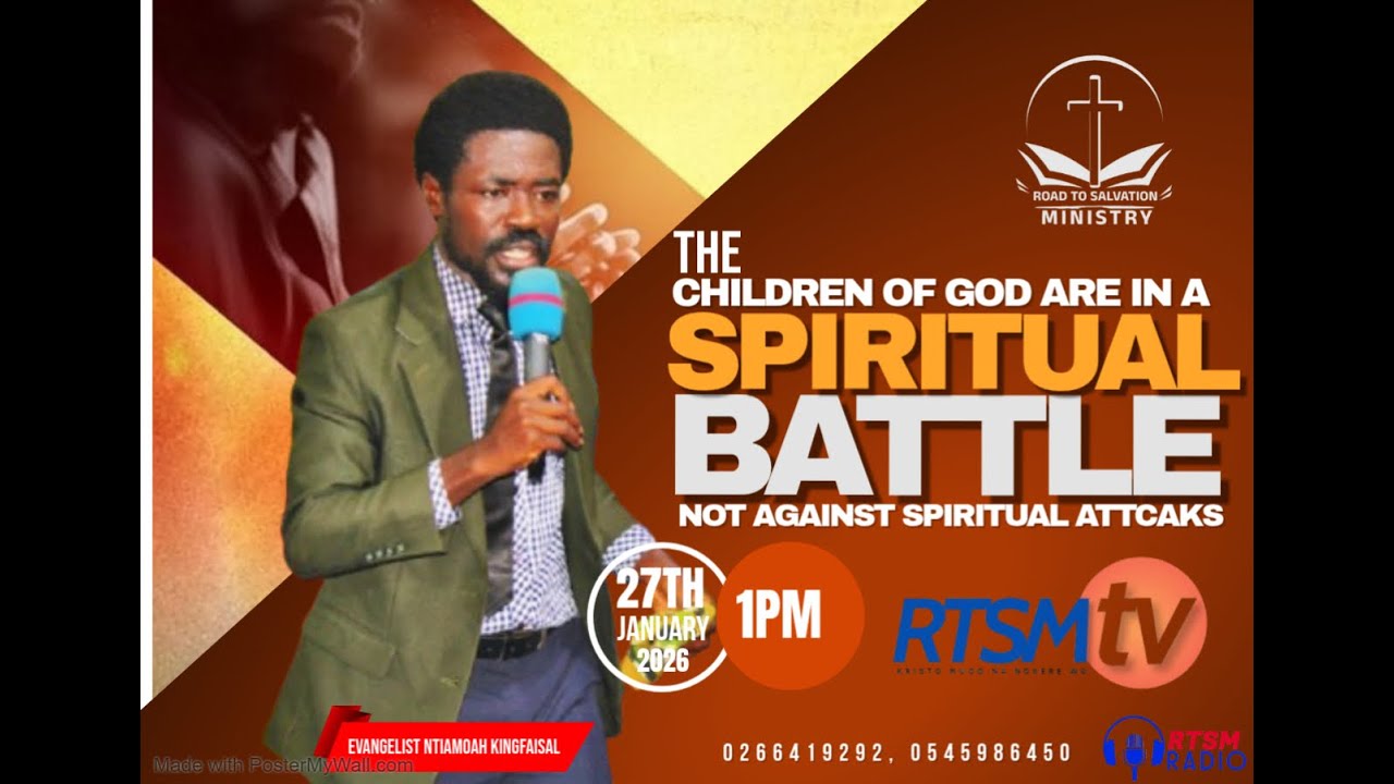 THE CHILDREN OF GOD ARE IN A SPIRITUAL BATTLE NOT AGAINST SPIRITUAL ATTACKS,