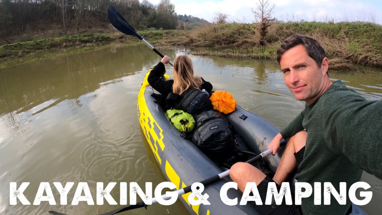 Kayaking & wild camping on the River Arun from Pulborough in an Intex Explorer K2 Inflatable Kayak 🛶
