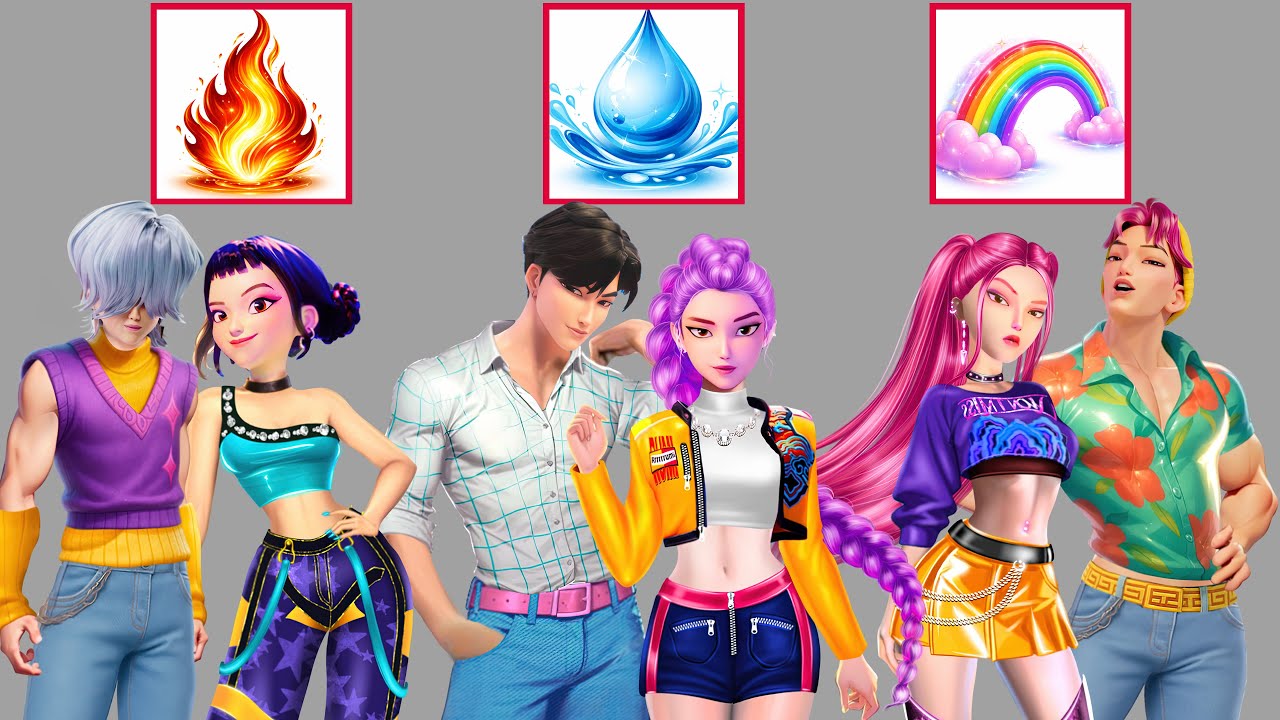 Epic Glow Up! K-Pop Demon Hunters x Elemental Fashion Transformation | Stars Wow