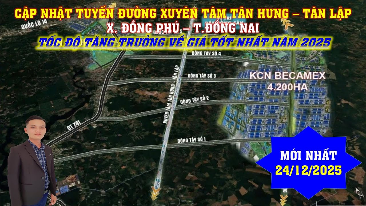 TUYẾN XUYÊN TÂM ĐỒNG PHÚ - BÌNH PHƯỚC | CẬP NHẬT MỚI NHẤT