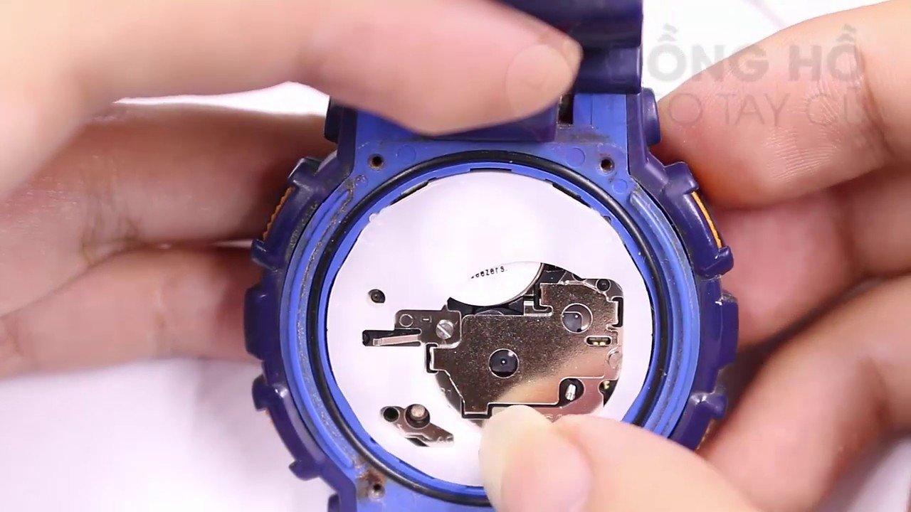 Hướng dẫn thay pin đồng hồ casio G shock GA110, GA100